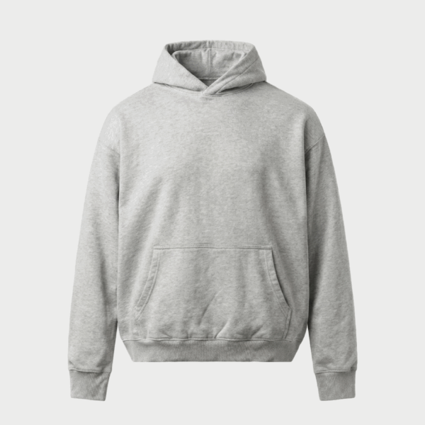 ORGANIC HOODIE ASH GREY