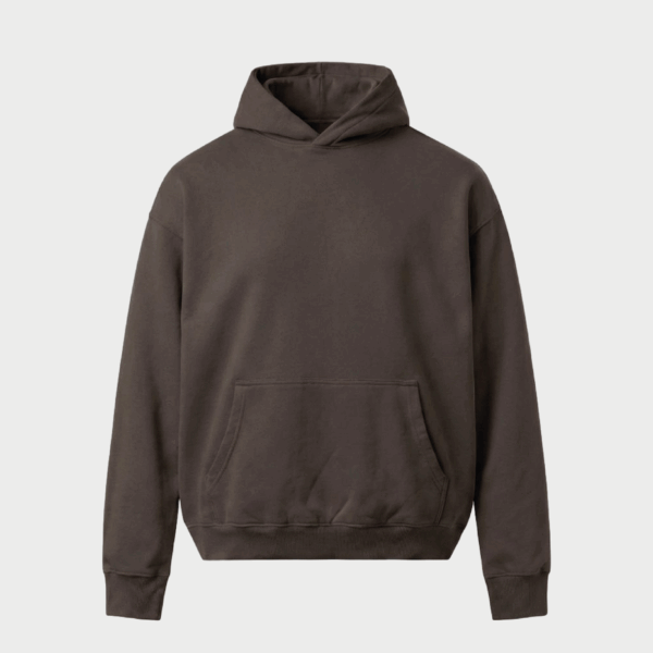 ORGANIC HOODIE CHOCOLATE