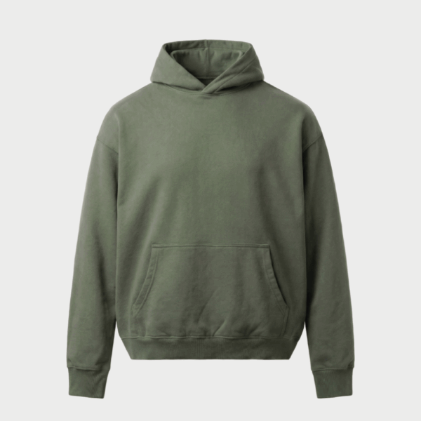 ORGANIC HOODIE OLIVE