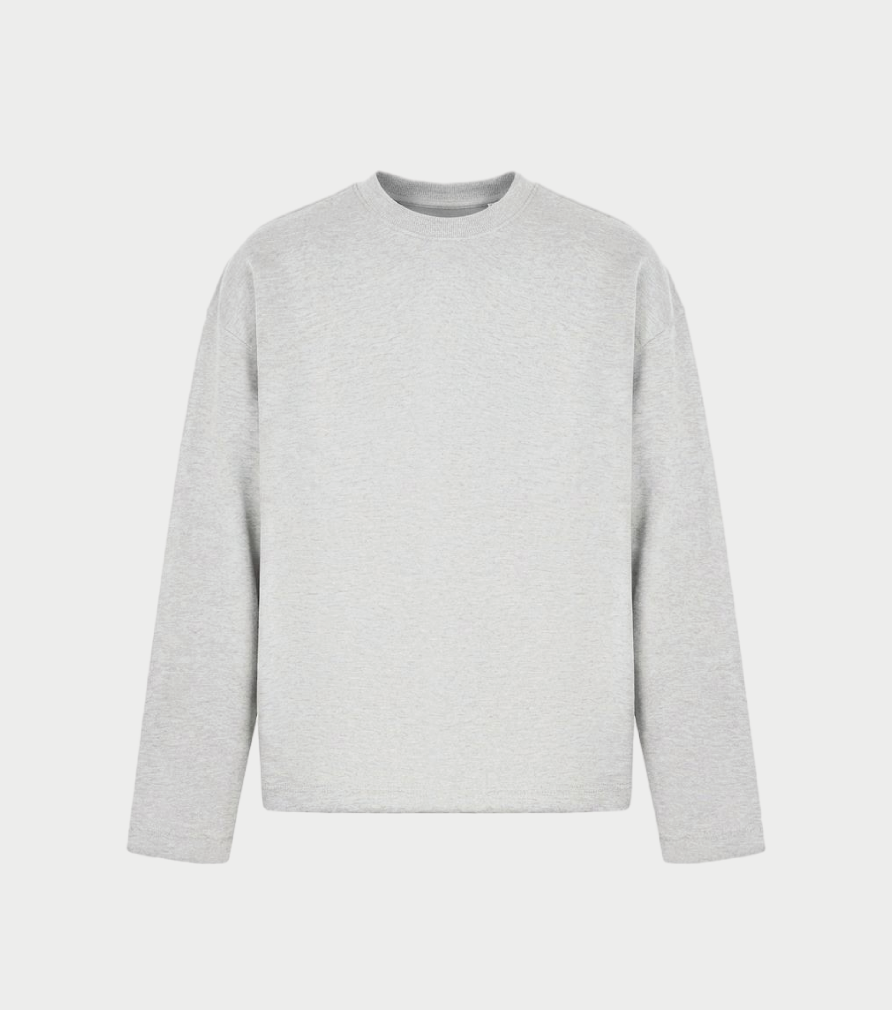 ORGANIC OPEN CUFF LONGSLEEVE ASH GREY