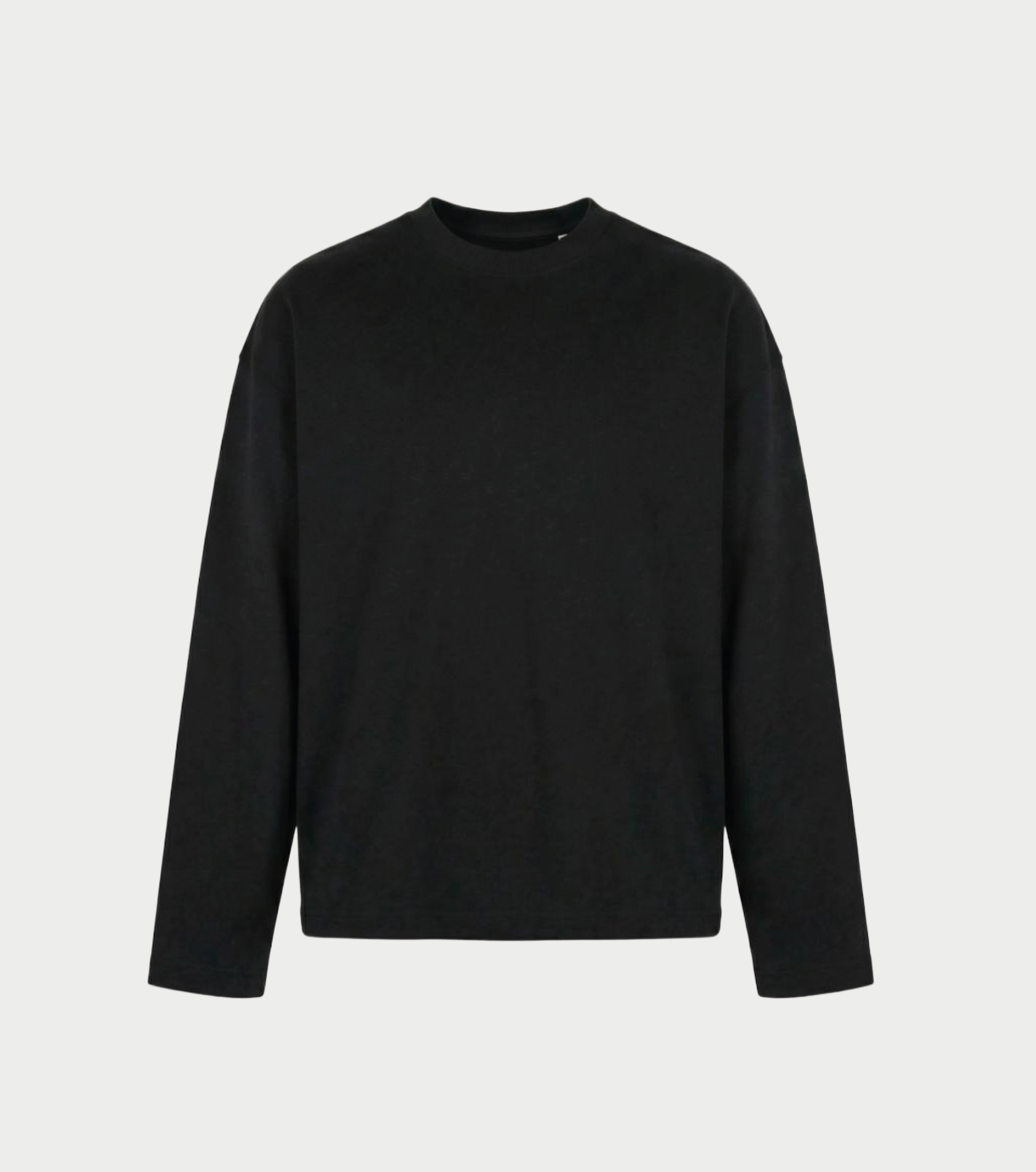 ESSENTIAL OPEN CUFF LONGSLEEVE BLACK