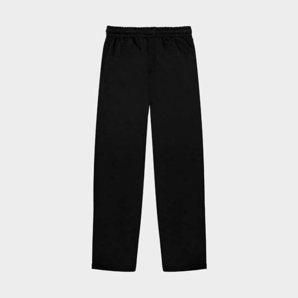 ORGANIC SWEATPANTS STRAIGHT LEG BLACK