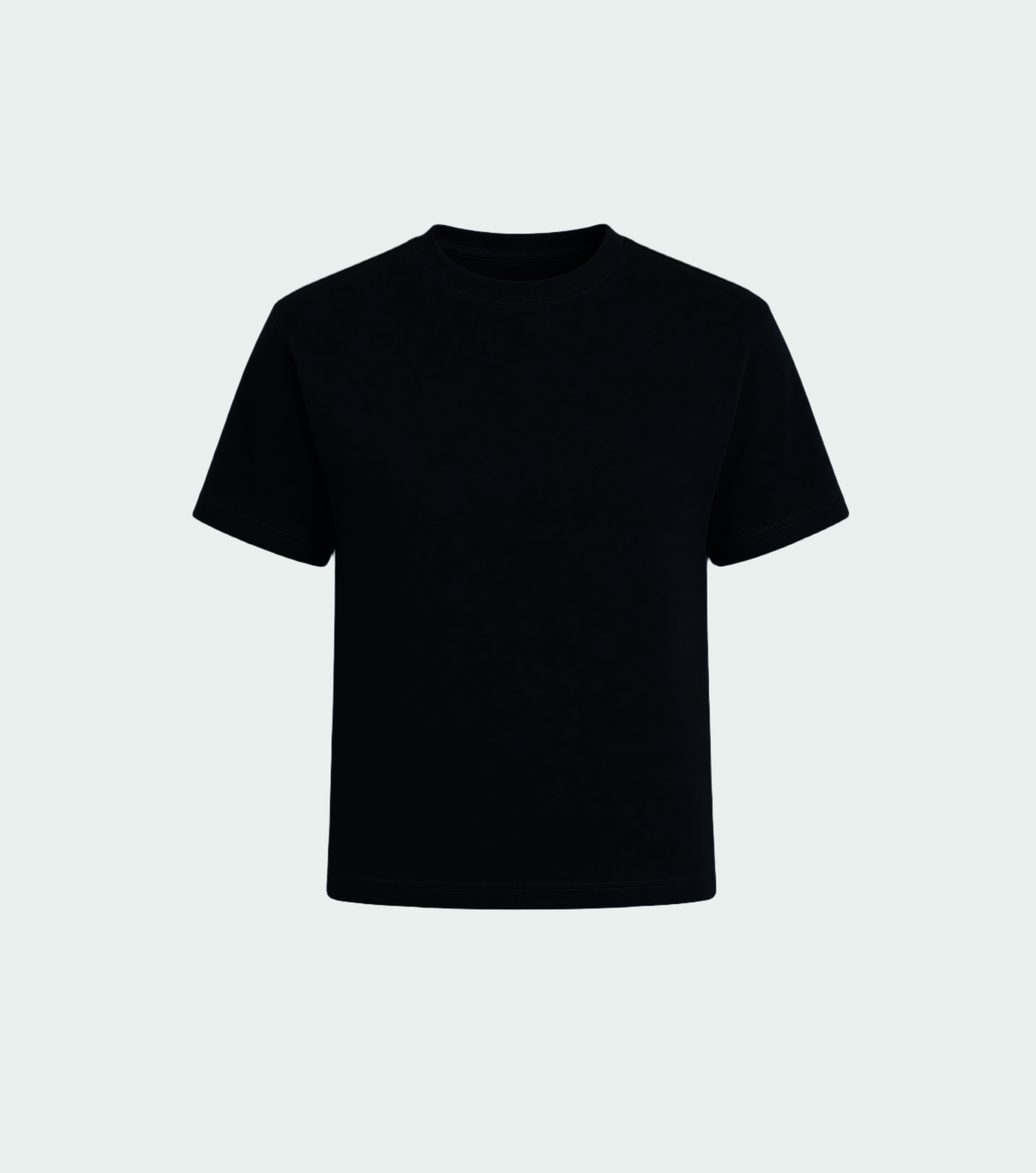 ESSENTIAL CROPPED T-SHIRT BLACK