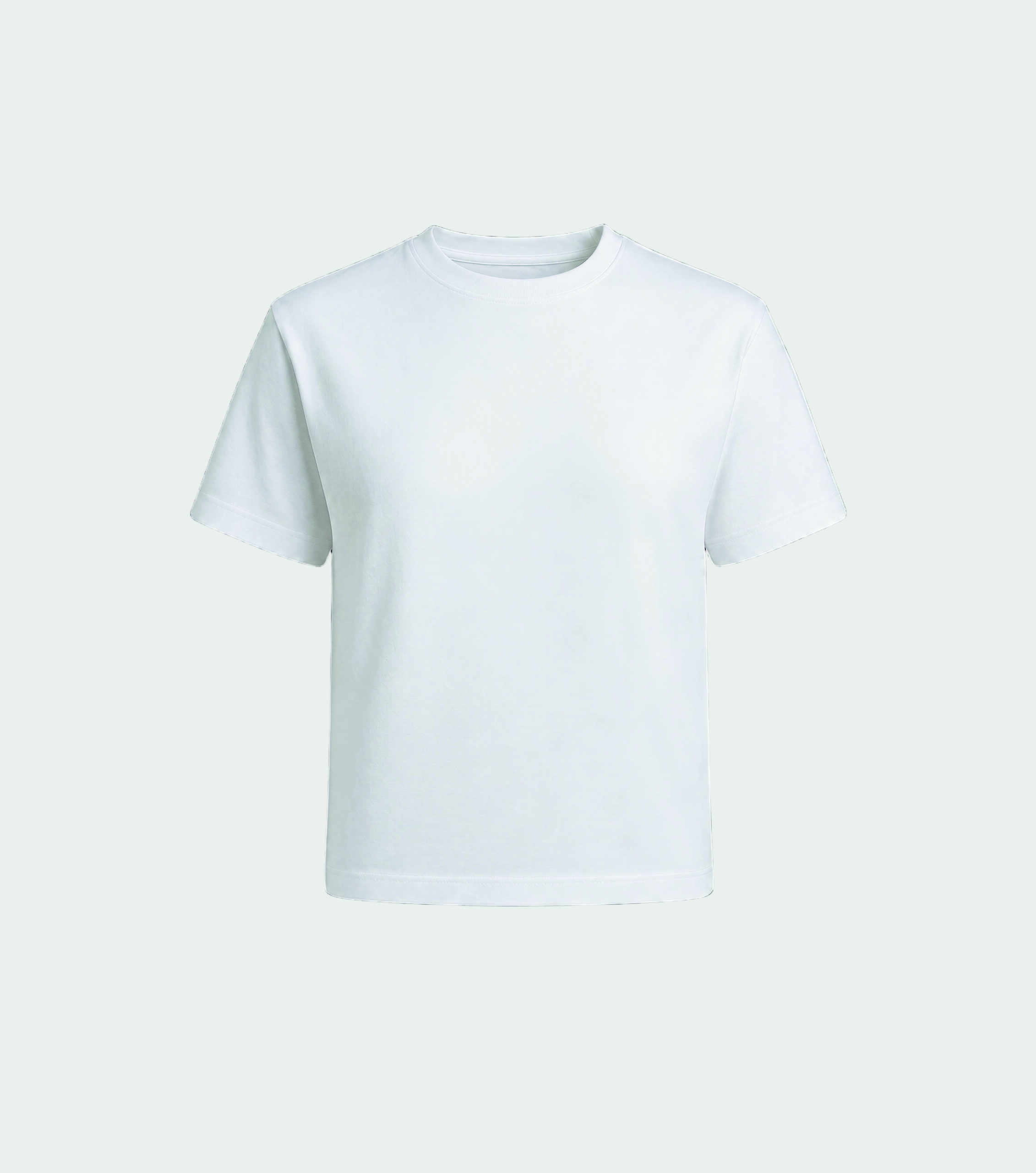 ESSENTIAL CROPPED T-SHIRT WHITE